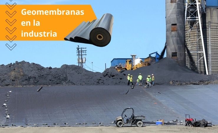 Geomembranas en la industria