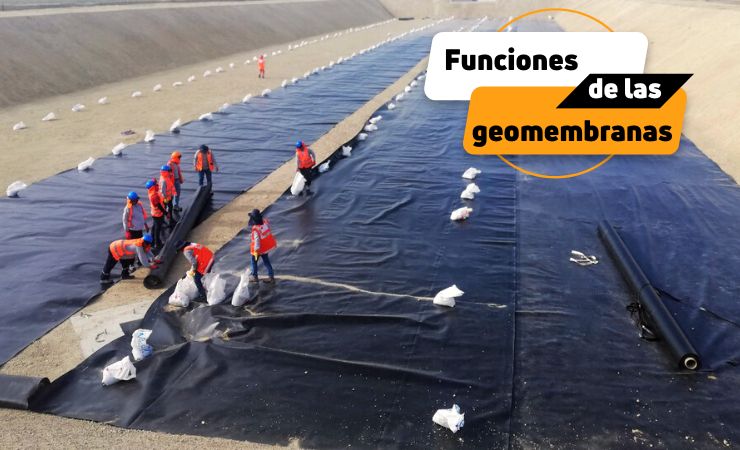 funciones de las geomembranas en la ingeniería